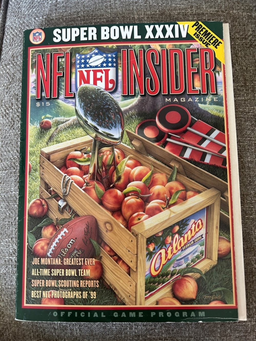 NFL Insider Super Bowl XXXIV Magazine